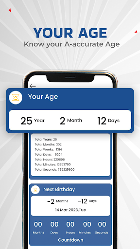 Age Calculator Date of Birth Screen 2
