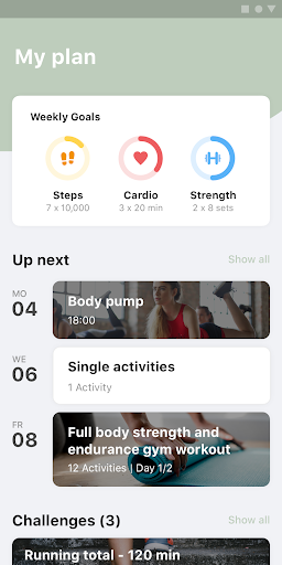 Android application ME Factory Yoga screenshort