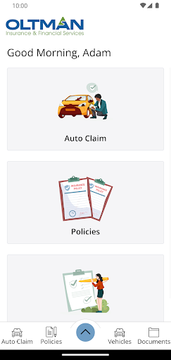 Oltman Insurance Mobile Screen 2