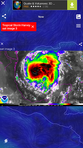Wind Map Hurricane Tracker, 3D screenshot 3