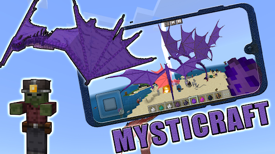 Dragon mod for MCPE Mysticraft