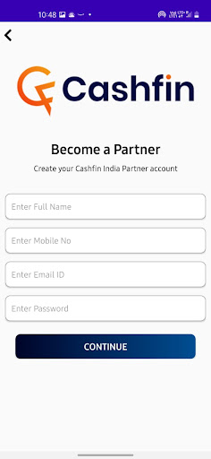 Android application CASHFIN screenshort
