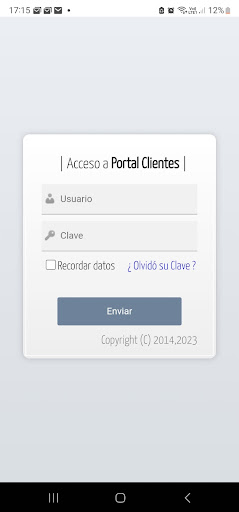 Android application MEDILAC Portal Clientes screenshort