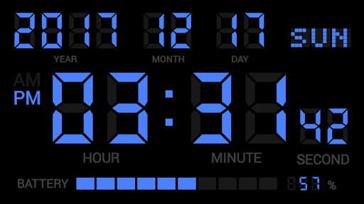 Android application DIGITAL CLOCK SHG2 LITE screenshort