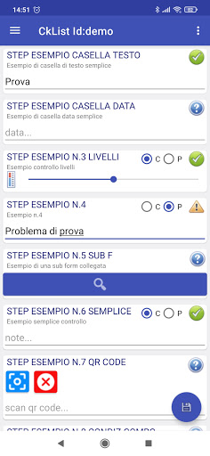 Check list builder Screen 2