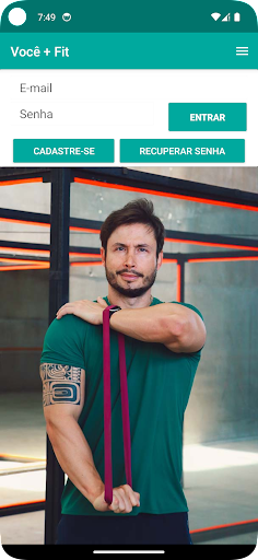 Android application Você + Fit screenshort