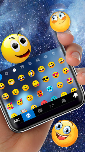 Night Sky Clouds Keyboard Back Screen 3