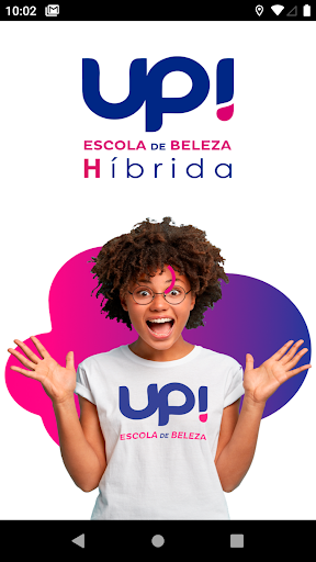 Android application UP! ESCOLA DE BELEZA – HÍBRIDA screenshort
