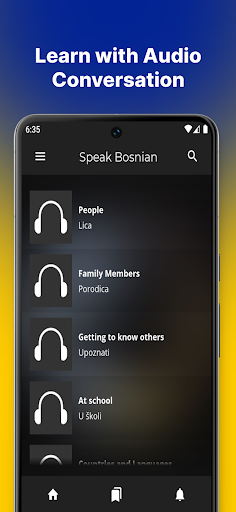 Android application Fast - Speak Bosnian Language screenshort