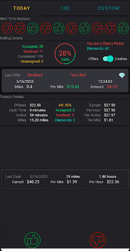 Dash-Track 2.0 Screen 2
