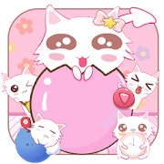 Cute Kitty Pink Theme  Icon