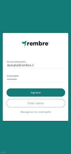 Android application Rembre Home screenshort