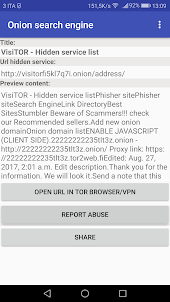 Onion Search Engine Widget