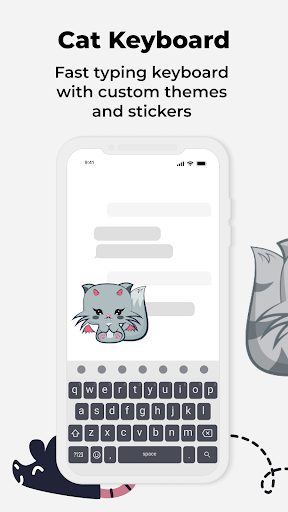Android application Cat Keyboard screenshort