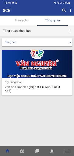 Android application SCElearning screenshort