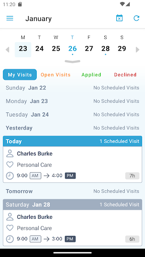 Viv Home Care Screen 3