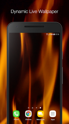 Android application Fire Live Wallpaper screenshort
