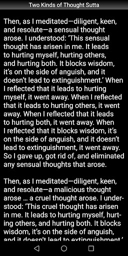 Two Kinds of Thought Sutta Screen 3