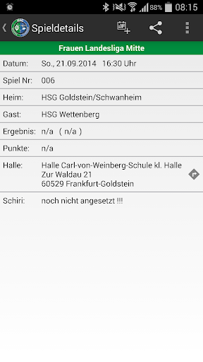 HSG Goldstein/Schwanheim Screen 3
