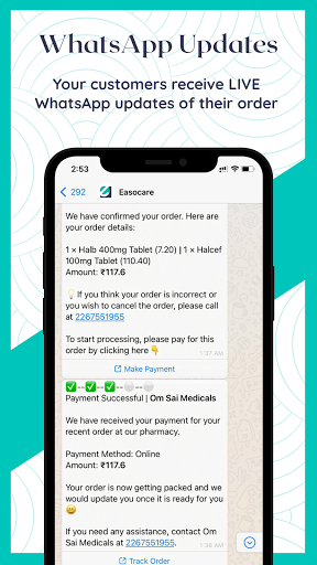 Easocare for Pharmacy Screen 3