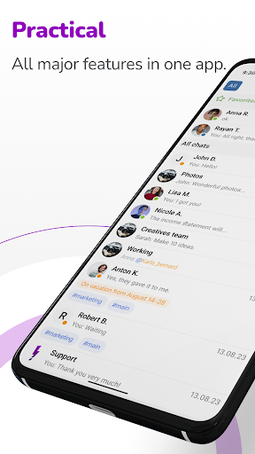 Android application Pararam! screenshort