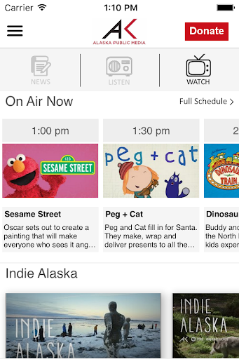 Alaska Public Media App Screen 2