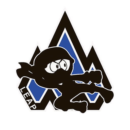 Leap Ninja Warrior Gym logo
