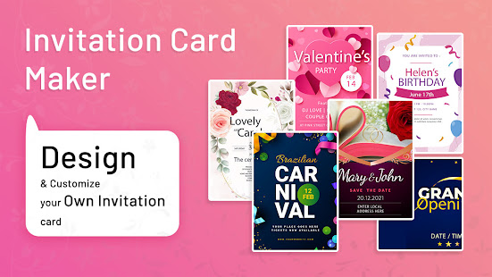 Invitation Maker - E Cards Greetings 2021 1.1.8 Screenshots 1