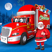 Santa Truck Transporter Games
