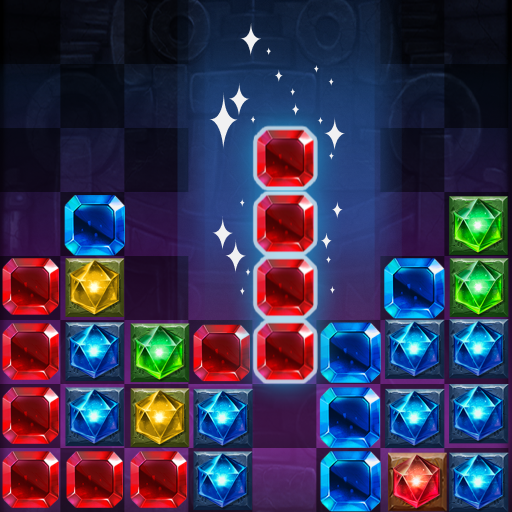 Brick game: Jewel block game logo