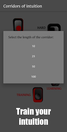 Intuition training. Corridors