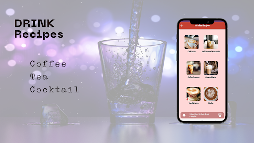 Android application Drink: Easy Recipes screenshort