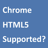 HTML5 Supported for Chrome? icon
