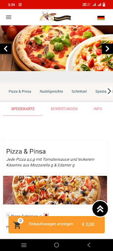 Pizzeria Mannosalwa late Night Screen 2