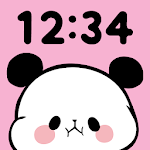 Cover Image of Download Digital Clock Mochimochi Panda  APK