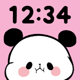 Digital Clock Mochimochi Panda icon