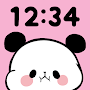 Digital Clock Mochimochi Panda
