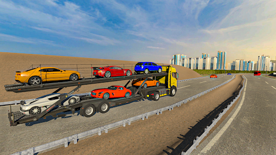 camión auto transporte juegos