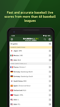 Baseball 24 - live scoresのおすすめ画像1