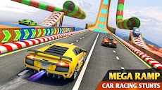 メガスロープ カー スタント 3Dトラックの運転 ゲームのおすすめ画像1
