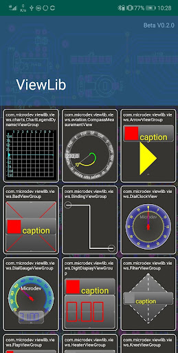 Android application ViewLib screenshort