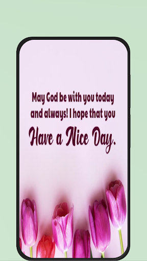 Android application have a nice day quotes screenshort