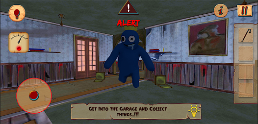 Scary Rainbow Blue Monster 3D 8