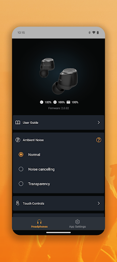 Aperçu de l'application
