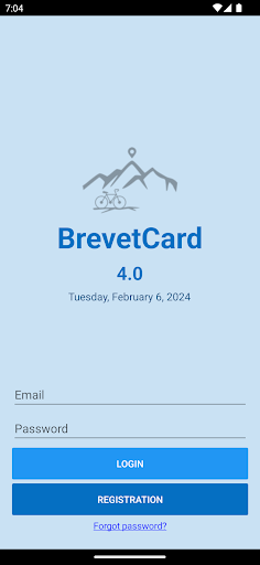 Android application BrevetCard screenshort