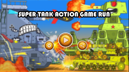 Super Tank Game Rumble Battle