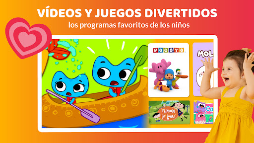 Android application KidsBeeTV: Vídeos y Juegos screenshort
