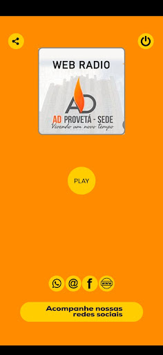 Android application Web Rádio Proveta PB screenshort