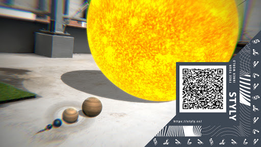 Android application STYLY for Nreal screenshort