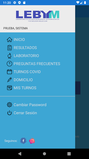 Laboratorio LEBYM Screen 2